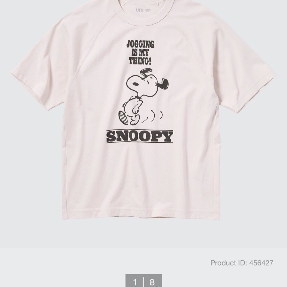 Snoopy Graphic T-Shirt in White